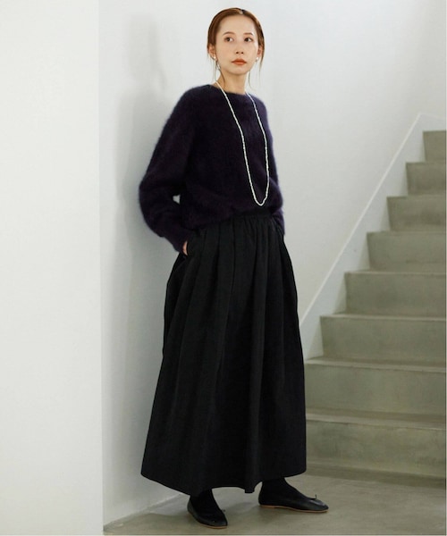 SLOBE IENA フォックスカシミヤプルオーバー　2022AW フォックスウールカシミヤプルオーバー（ニット／セーター