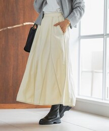 BAYFLOW（ベイフロー）の「カラーステッチフレアスカート（スカート・レディース）」