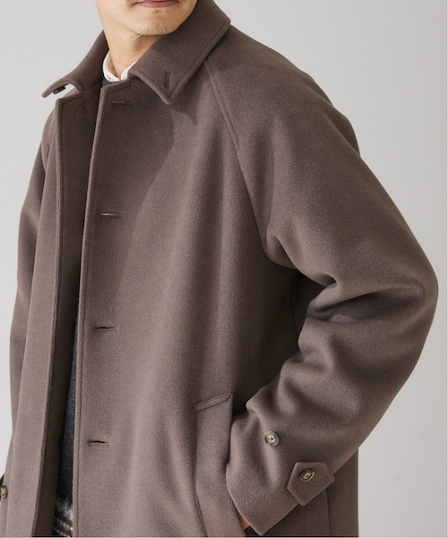 417 EDIFICE French Merino マックコート グレー L 417 EDIFICE（フォーワンセブンエディフィス）の「【French