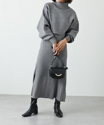 OUVRAGE CLASSE | ニットアンサンブルワンピース(ワンピース)