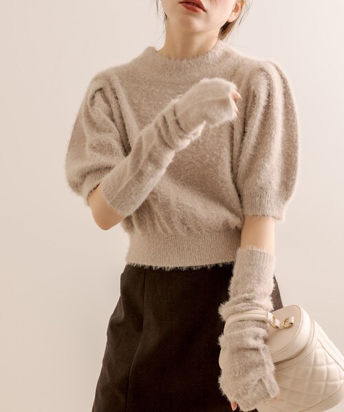 OLIVE des OLIVE（オリーブデオリーブ）の「フェザーアームウォーマー