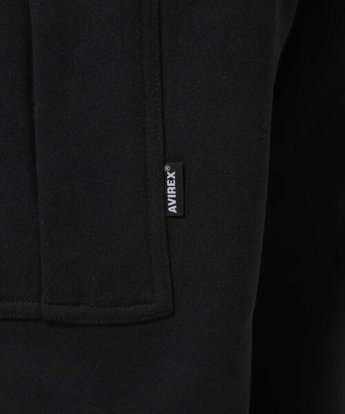 AVIREX(アヴィレックス)の「ルーズフィット スウェット カーゴパンツ / LOOSE FIT SWEAT CARGO PANT(パンツ・ブラック/グレー・M/L/XL)」の9枚目の写真