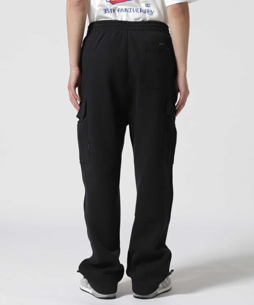 AVIREX(アヴィレックス)の「ルーズフィット スウェット カーゴパンツ / LOOSE FIT SWEAT CARGO PANT(パンツ・ブラック/グレー・M/L/XL)」の6枚目の写真
