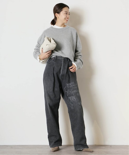 ドゥーズィエムクラス　2022AW ミドルゲージクルーネックプルオーバー　ニット Deuxieme Classe（ドゥーズィエムクラス）の「*ミドルゲージ クルー