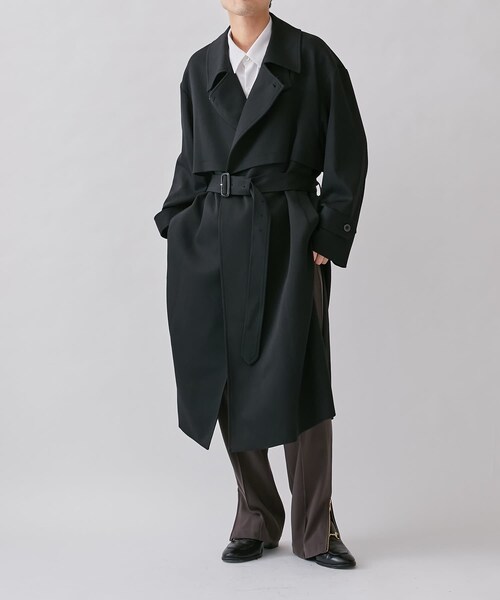 Lui's（ルイス）の「【CULLNI】 wool chino layered trench coat