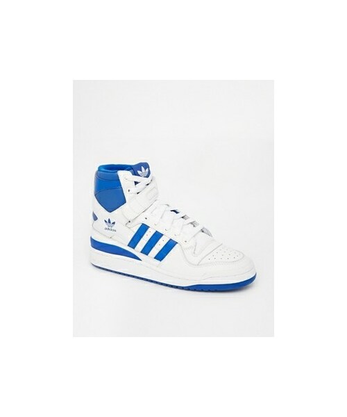 adidas（アディダス）の「Adidas Originals Forum Hi OG Sneakers - White（スニーカー）」 - WEAR