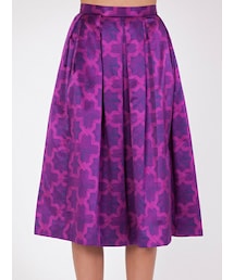 HOUSE OF HOLLAND | Parquet Satin Dirndl Skirt(スカート)