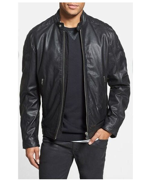 DIESEL（ディーゼル）の「DIESEL® DIESEL 'Monike' Black Leather Moto