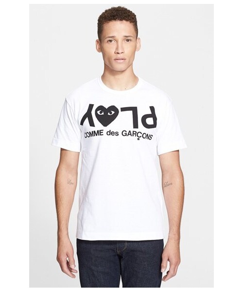 Comme Des Garcons コムデギャルソン の Comme Des Garcons Inverted Play Graphic T Shirt Tシャツ カットソー Wear