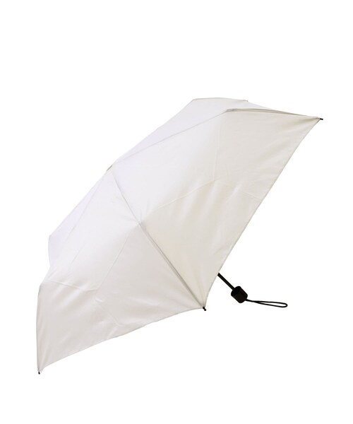 3coins（3coins）の「おりたたみ傘（長傘・レディース・アイボリー/ベージュ/ブラック・0）」の2枚目の写真