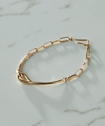 COLLAGE GALLARDAGALANTE | 【PAPILLONNER/パピヨネ】クロスチェーンブレス(ブレスレット)