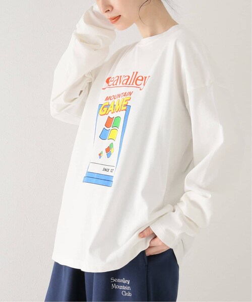 IENA(イエナ)の「【SEA/シー】GRAFHIC L/S Tシャツ(その他・ホワイト/36/38)」の1枚目の写真