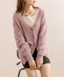 OLIVE des OLIVE | 【WEB限定カラーあり】ふわふわシャギーカーディガン(カーディガン/ボレロ)