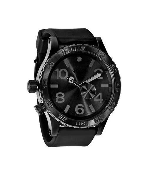 NIXON（ニクソン）の「Nixon 'The 51-30 PU' Rubber Band Watch（アナログ腕時計・メンズ・Black/ Lum）」の3枚目の写真