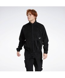 Reebok（リーボック）の「クラシックス コーデュロイ トラック ジャケット / Classics Corduroy Track Jacket（ブラック）（アンダーウェア）」