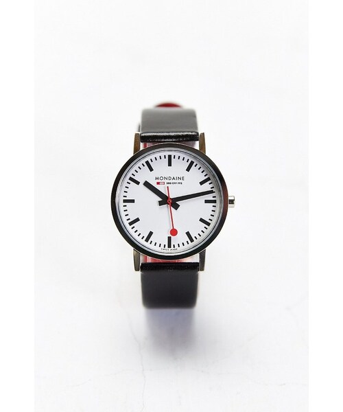 MONDAINE（モンディーン）の「Mondaine Classic Gents Polished Watch（アナログ腕時計・メンズ・WHITE・ONE SIZE）」の2枚目の写真