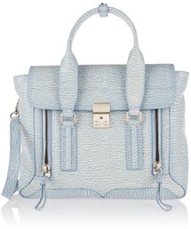 3.1 Phillip Lim | 3.1 Phillip Lim The Pashli medium textured-leather trapeze bag(トートバッグ)