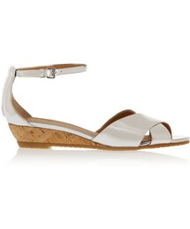 Marc by Marc Jacobs | Marc by Marc Jacobs Seditionary metallic leather wedge sandals(サンダル)