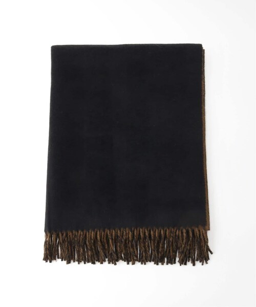 MUSE de Deuxieme classe（ミューズデドゥーズィエムクラス）の「*CASHMERE ストール（財布/小物・ブラック/(001)/フリー/残り1点）」の6枚目の写真