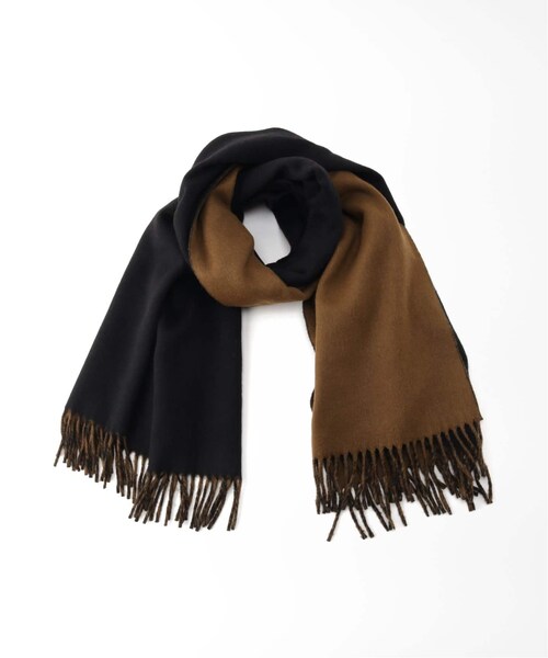 MUSE de Deuxieme classe（ミューズデドゥーズィエムクラス）の「*CASHMERE ストール（財布/小物・ブラック/(001)/フリー/残り1点）」の5枚目の写真