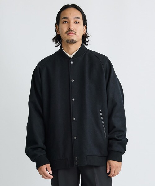 ATON（エイトン）の「SUPER 160S LETTERMAN JACKET（その他