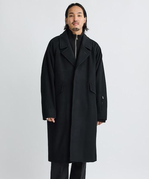 SOPHNET.（ソフネット）の「OVERSIZED COAT（その他アウター・メンズ・WHT/BLK・M/L）」の2枚目の写真