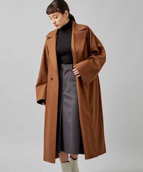 Dessin de Mode（デッサンドモード）の「シャロンコート（その他アウター・レディース・BLK/KHK/BRN・1/2）」の3枚目の写真