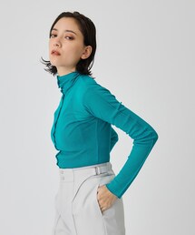 美品☆ユナイテッドトウキョウ☆ポシェット付きベルト 半袖シャツ 小物ボタン UNITED TOKYO(ユナイテッドトウキョウ) / ボレロコンビシャツ
