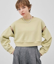 PUBLIC TOKYO | 極ショートヘムスウェット(Tシャツ/カットソー)