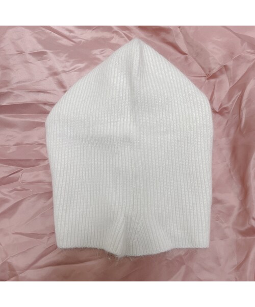lilLilly(リルリリー)の「チェリーバラクラバ【再入荷】(その他・レディース・WHITE【10/25~順次配送】/-)」の5枚目の写真