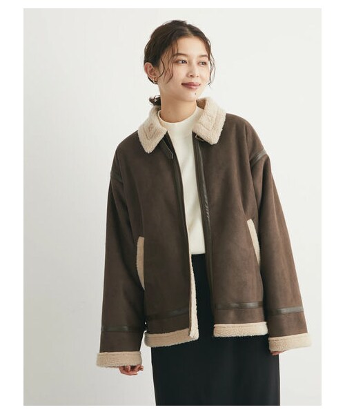 Green Parks（グリーンパークス）の「フェイクムートンコート（）」 - WEAR