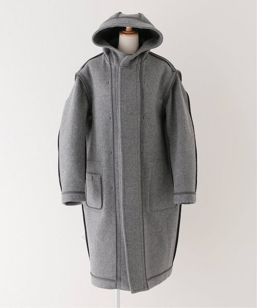 YLEVE WOOL DOUBLE TWILL DUFFLE COAT Double-Faced Wool Duffel Coat