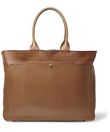 Bill Ambergダークブラウン レザー トートバッグ MACKINTOSH LONDON+ビル アンバーグ2way本革トートバッグ