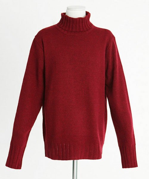 DHOLIC（ディーホリック）の「*ABUE FITS*タートルニット（ニット/セーター・レディース・オートミール/ワイン/ネイビー/ブラック/グレー・free）」の5枚目の写真