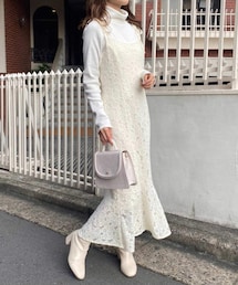 one after another NICE CLAUP | 肩リボンキャミワンピース(ワンピース)