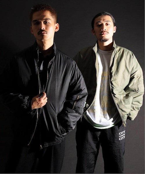 WISM（ウィズム）の「WISM 別注 NYLON ZIP-UP（）」 - WEAR
