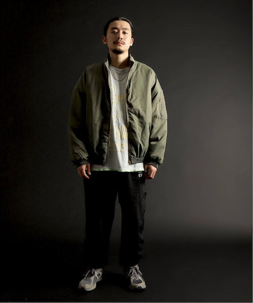 WISM（ウィズム）の「WISM 別注 NYLON ZIP-UP（）」 - WEAR