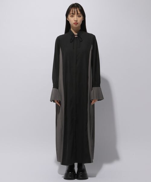 HARE（ハレ）の「サイドプリーツハイネックワンピース（）」 - WEAR