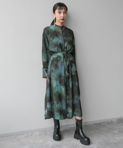 HARE ハレ BLURアートワンピース ブラック フリーサイズ HARE（ハレ）の「BLURアートワンピース（）」 - WEAR