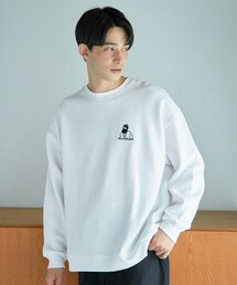 LAKOLE（ラコレ）の「サガラ刺繍ワンポイントスウェットプルオーバー（トップス・メンズ）」