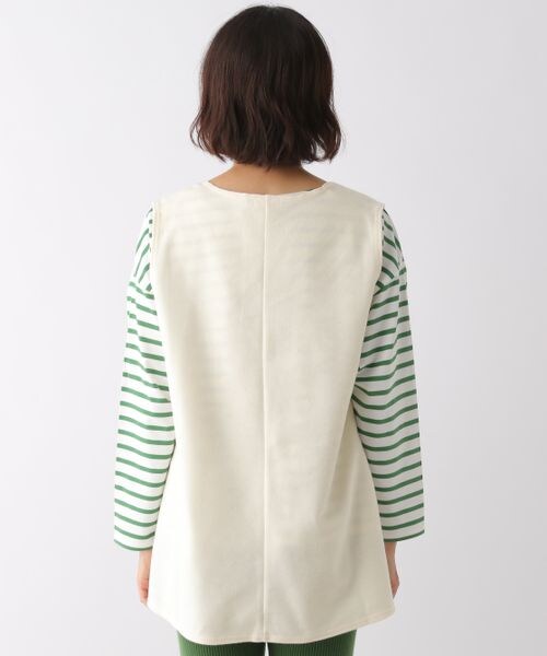 LEPSIM(レプシィム)の「Vネックプルオーバーベスト(トップス・レディース・キナリ08/モカ53・FREE SIZE)」の11枚目の写真