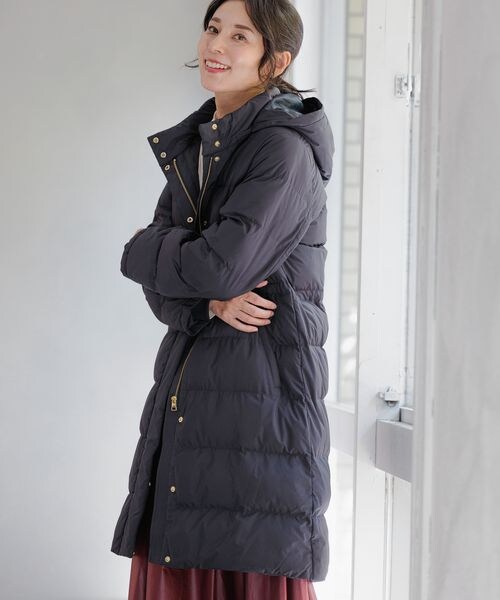 LEPSIM（レプシィム）の「スマートシルエットコート（ジャケット/アウター・レディース・ブラック09/グレージュ51/ネイビー88・M/L/LL【WEB限定】）」の12枚目の写真