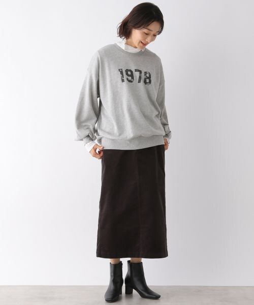 LEPSIM(レプシィム)の「アソートロゴスウェット(トップス・レディース・オフホワイト05/グレー12/ボルドー35/ネイビー89・FREE SIZE)」の16枚目の写真