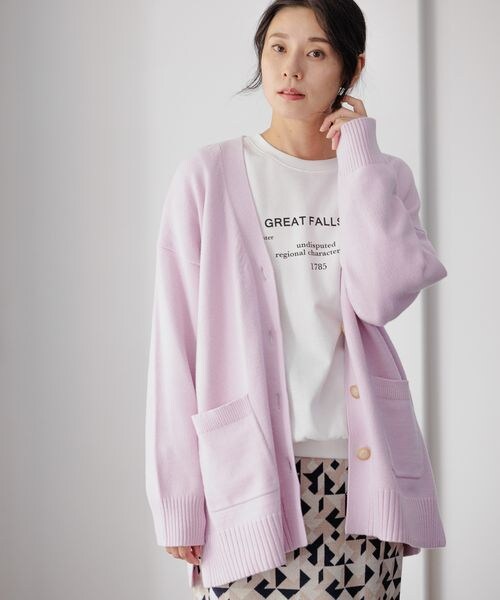 LEPSIM(レプシィム)の「アソートロゴスウェット(トップス・レディース・オフホワイト05/グレー12/ボルドー35/ネイビー89・FREE SIZE)」の15枚目の写真