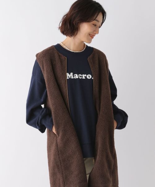 LEPSIM(レプシィム)の「アソートロゴスウェット(トップス・レディース・オフホワイト05/グレー12/ボルドー35/ネイビー89・FREE SIZE)」の4枚目の写真