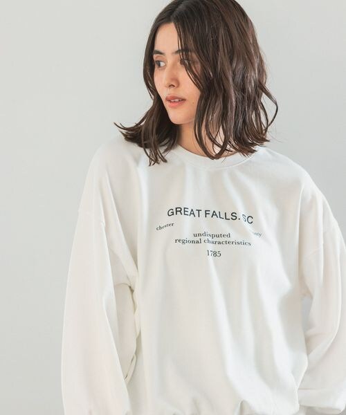 LEPSIM(レプシィム)の「アソートロゴスウェット(トップス・レディース・オフホワイト05/グレー12/ボルドー35/ネイビー89・FREE SIZE)」の7枚目の写真