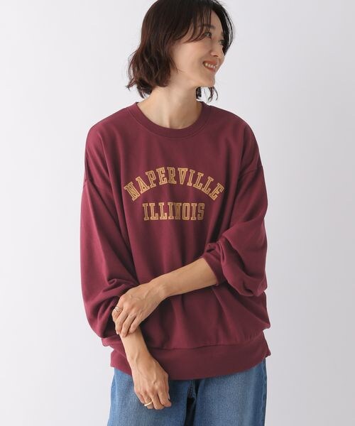 LEPSIM(レプシィム)の「アソートロゴスウェット(トップス・レディース・オフホワイト05/グレー12/ボルドー35/ネイビー89・FREE SIZE)」の3枚目の写真