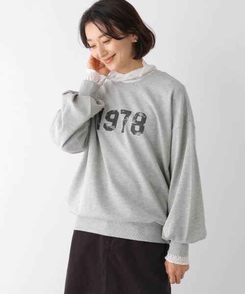 LEPSIM(レプシィム)の「アソートロゴスウェット(トップス・レディース・オフホワイト05/グレー12/ボルドー35/ネイビー89・FREE SIZE)」の19枚目の写真