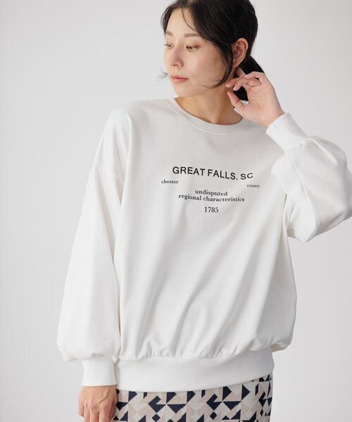 LEPSIM(レプシィム)の「アソートロゴスウェット(トップス・レディース・オフホワイト05/グレー12/ボルドー35/ネイビー89・FREE SIZE)」の10枚目の写真