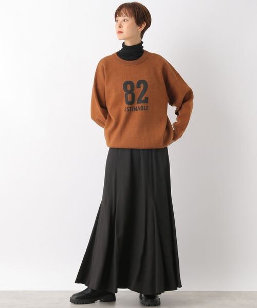 LEPSIM（レプシィム）の「フライスインナータートル（トップス・レディース・オフホワイト05/ブラック09/グレージュ13/キャメル53/グリーン73・FREE SIZE）」の16枚目の写真